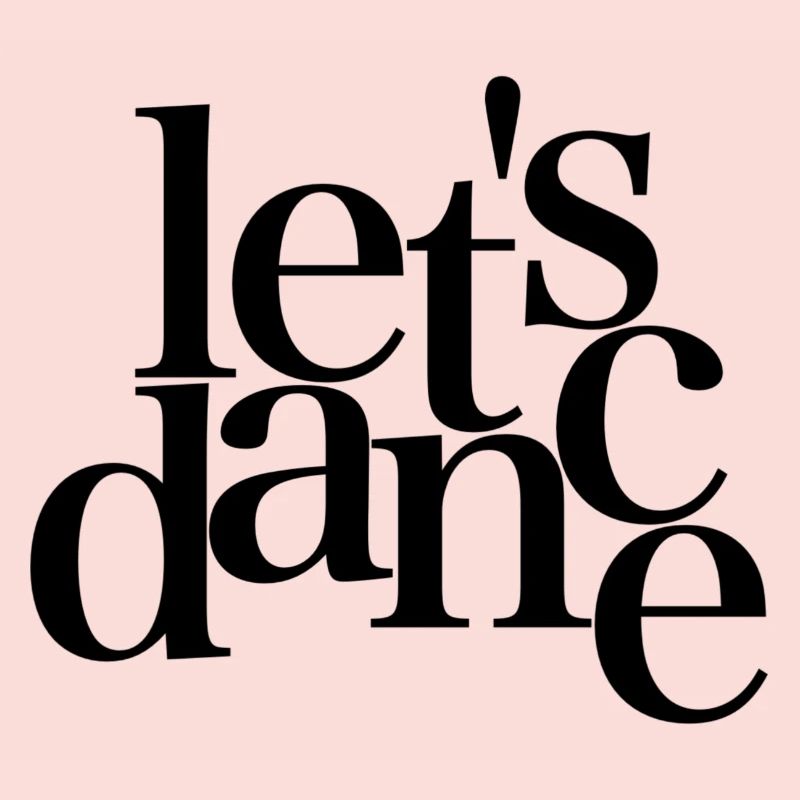 let's dance - black - Danceshirt