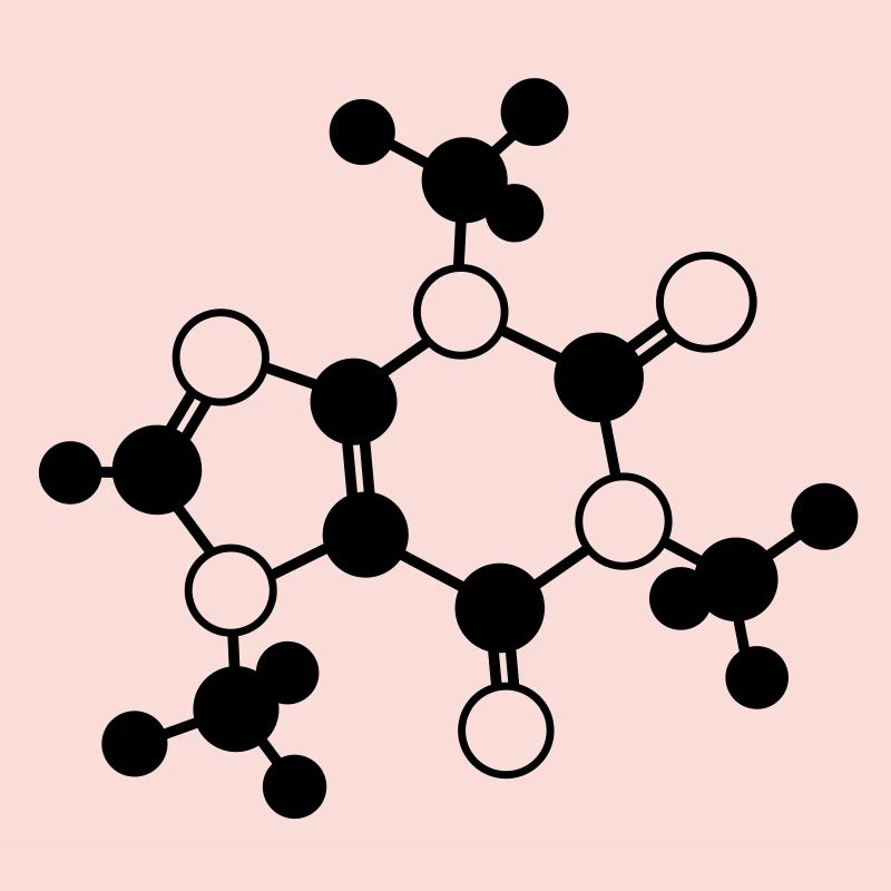 Caféine - molécule - 1c