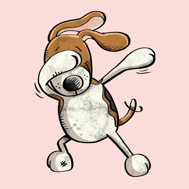 Cool Dab Beagle - Dog - Dabbing - Dance