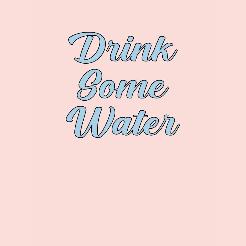 Buvez de l’eau scripte