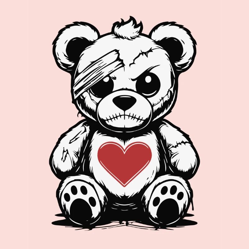 Grumpy Teddy with a good Heart