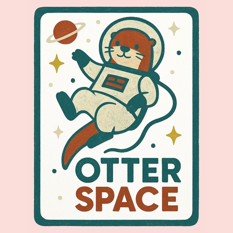 Otter Space Astronaut