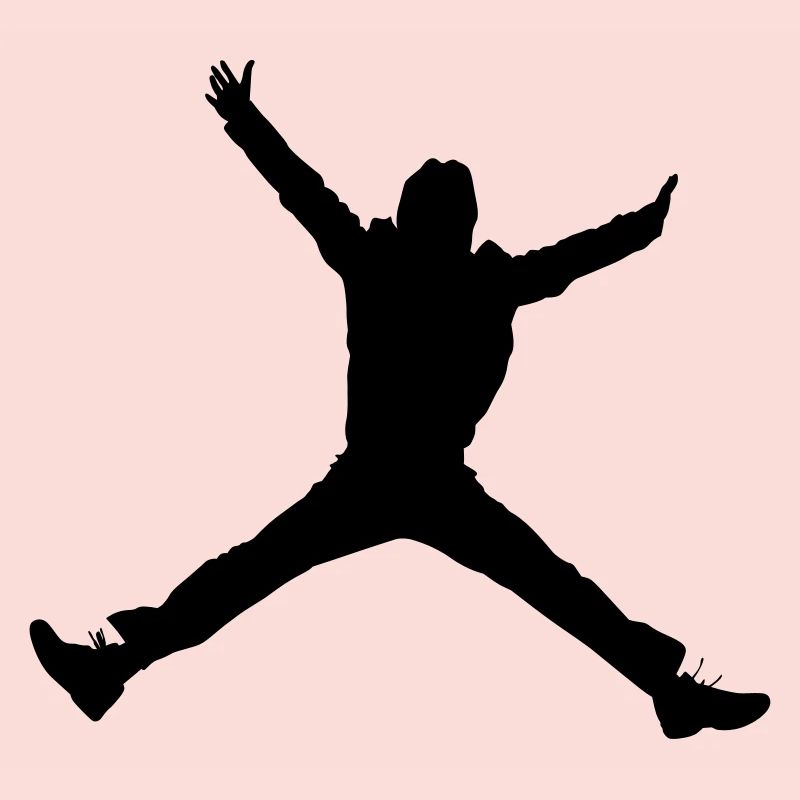 Singer and Dancer Silhouette vector design