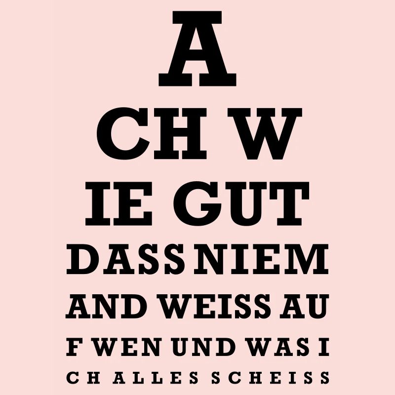 Sehtest - ach wie gut ...