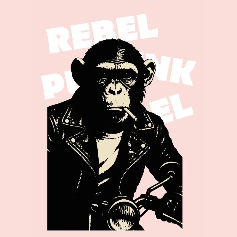 Rebellious Monkey on the motor