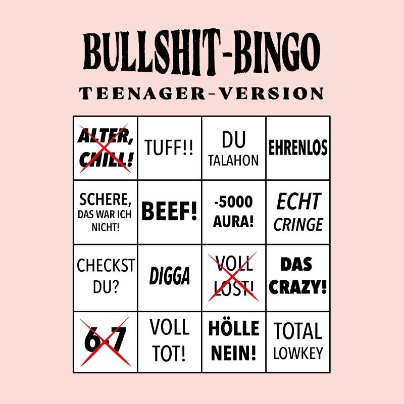 Bingo à la connerie – Version ado