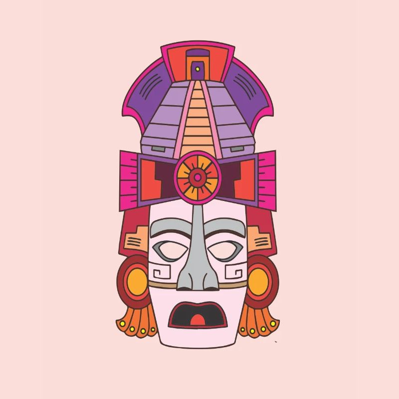Mayan mask