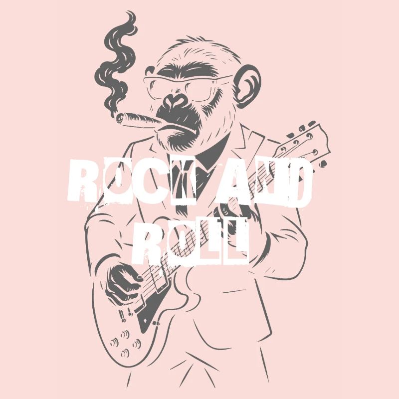 Rock and Roll Monkey Guitarist