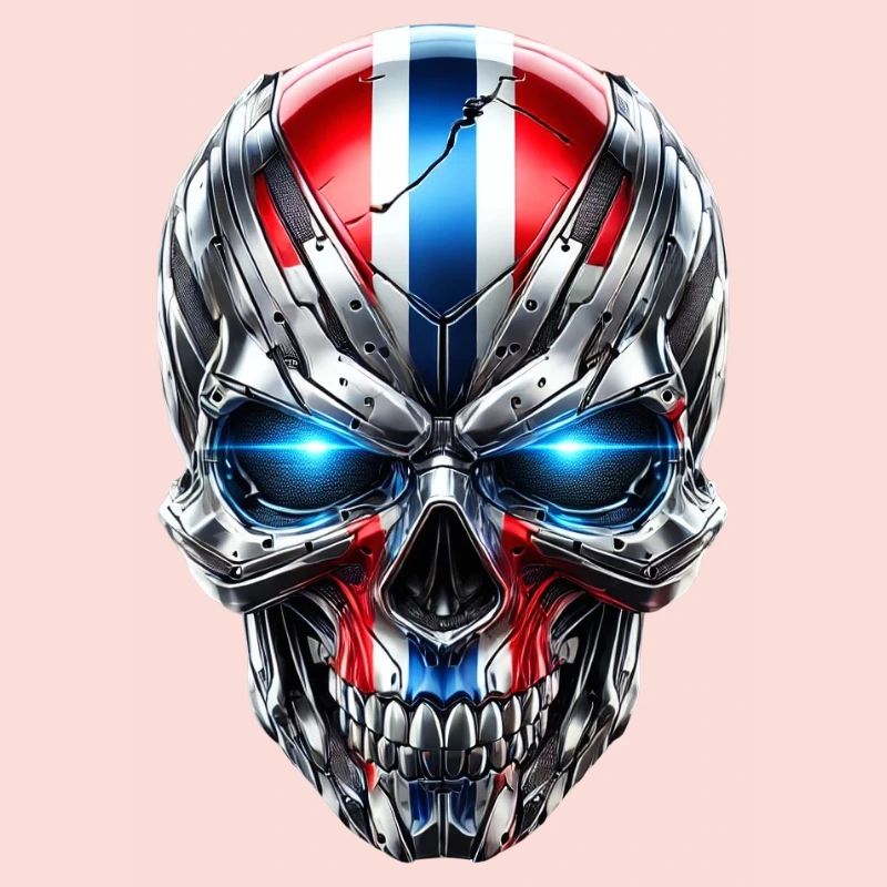 Couleurs du drapeau du Cyber Skull