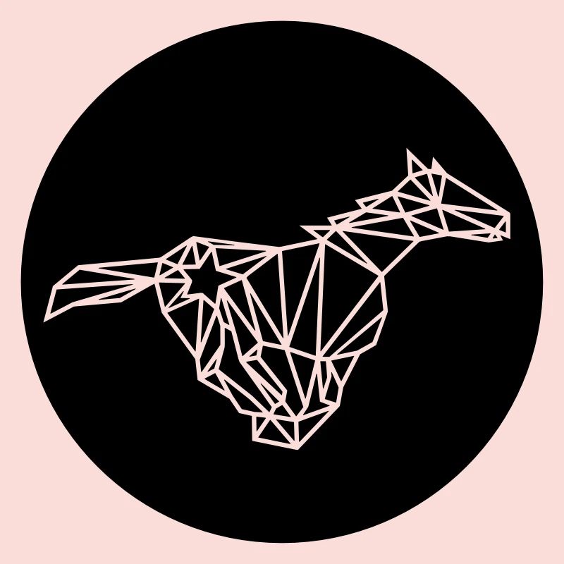 Polygon Pferd Kreis