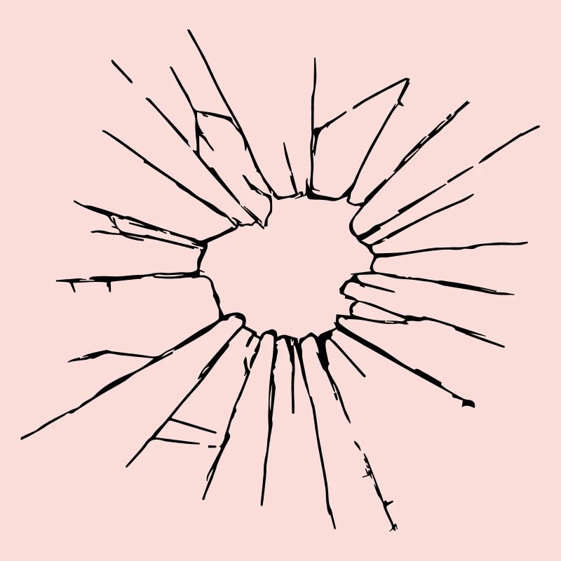 Broken glass