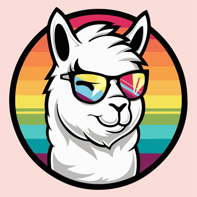 Alpaka Llama Cool Comic