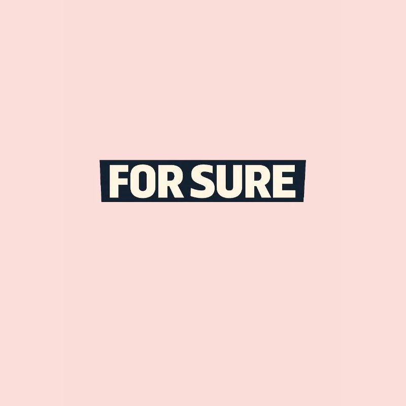 For sure.