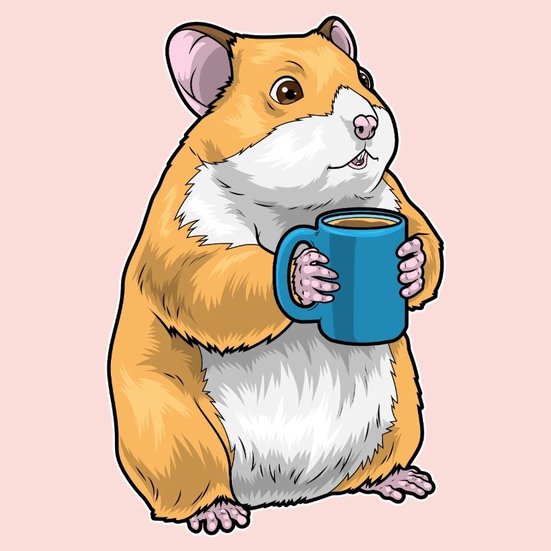 Hamster Kaffee Tasse