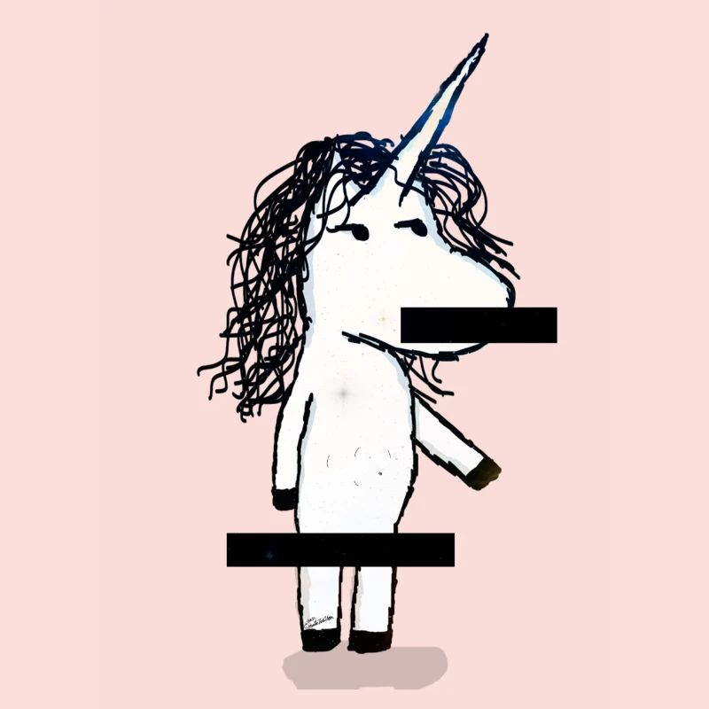 Zensiertes Einhorn