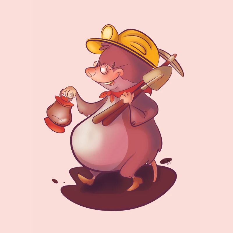 Mole underground