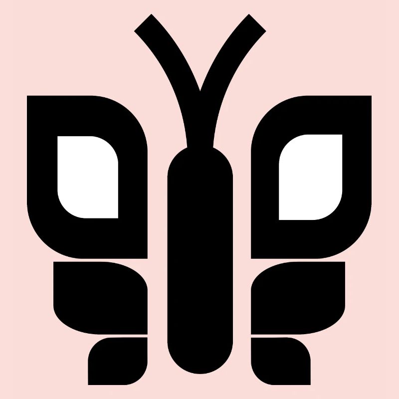Black & White Butterfly