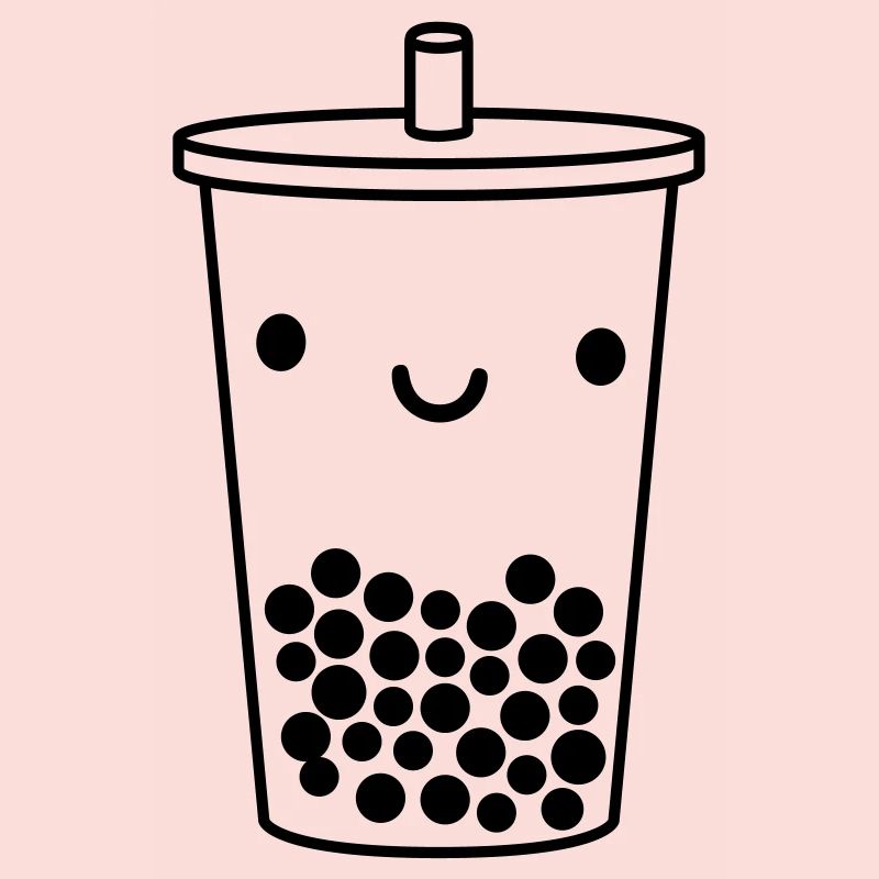 cute bubble tea mug