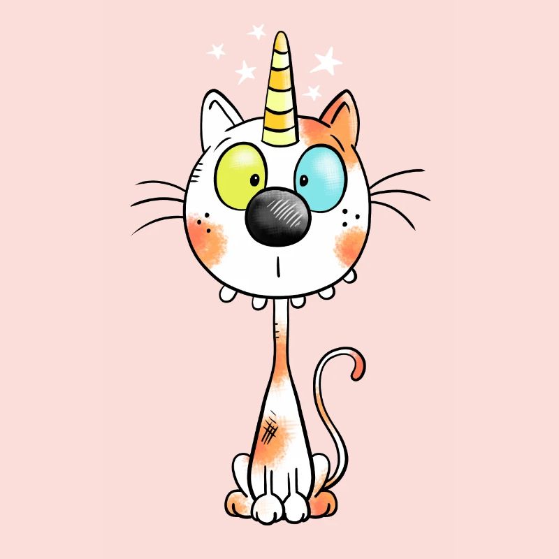 Mignon chat comique