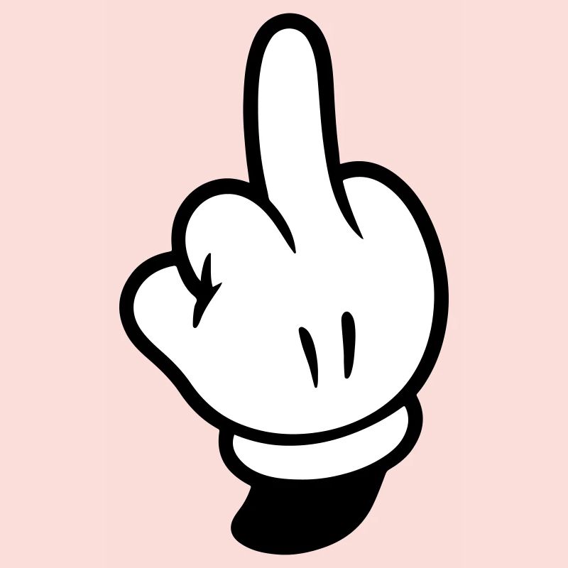 Middle Finger Hand Comic