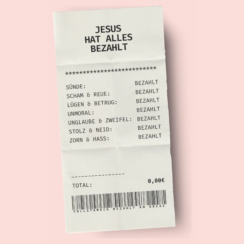 Jesus hat alles bezahlt 