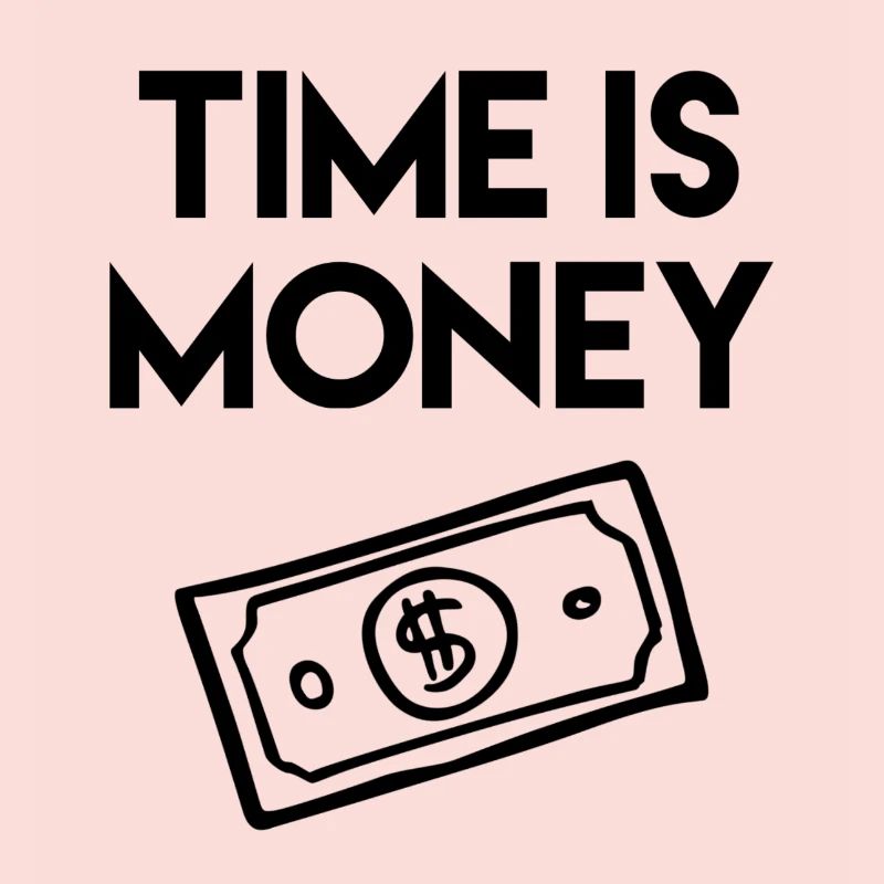 Le temps c'est de l'argent, du design
