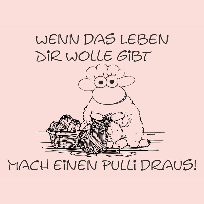 Mach einen Pulli draus – lustiges Strick-Schaf