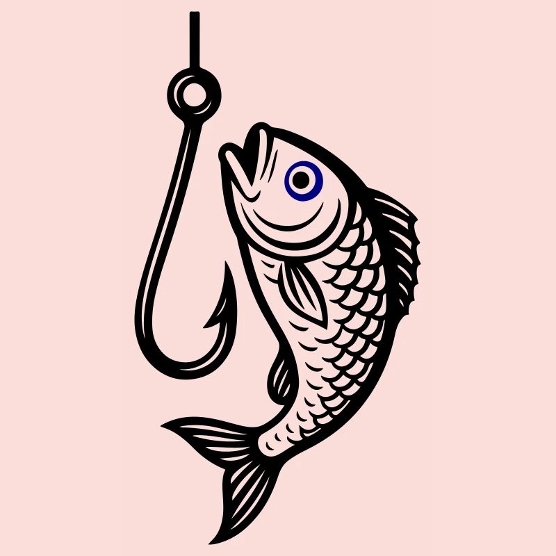 Hameçon Icône de poisson