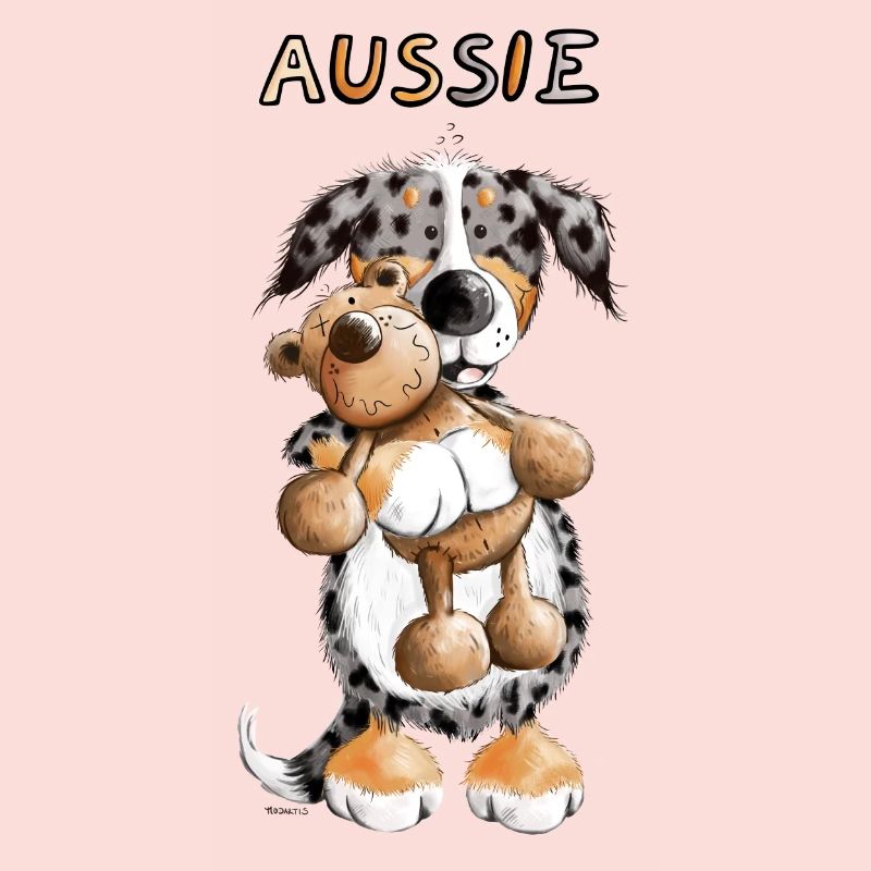 Aussie with teddy