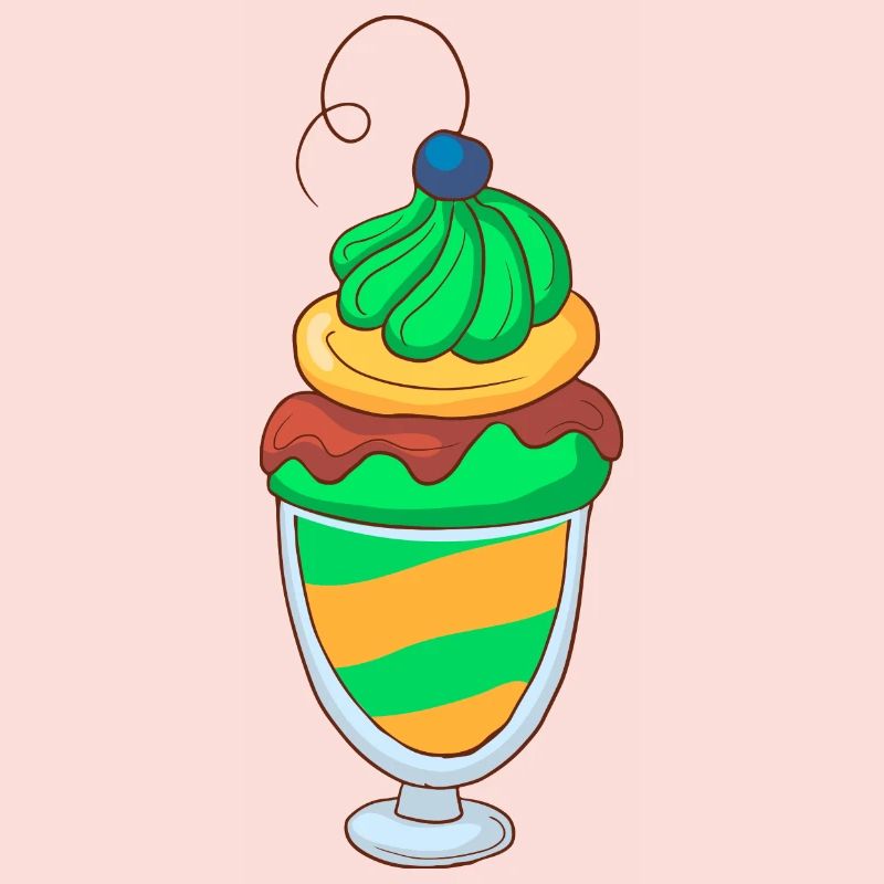 Crème glacée, crème glacée, crème glacée, crème glacée, boule, crème glacée, sundae