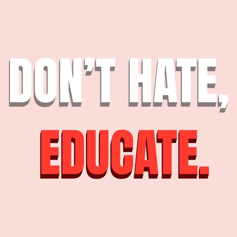 Message de ne pas détester l’éducation