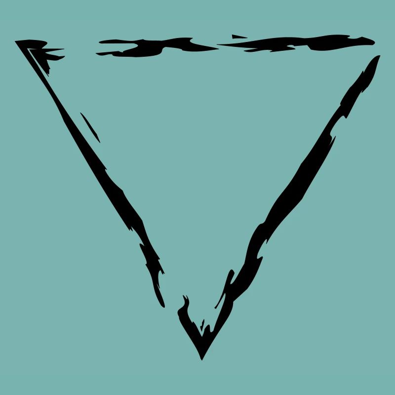 cadre triangle bordure décorative cool design sty
