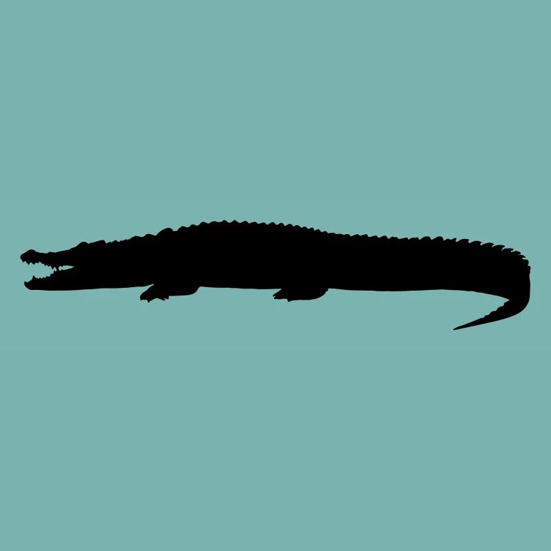 crocodile silhouette