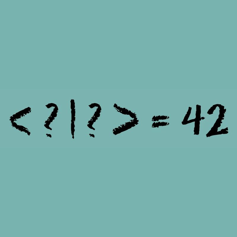 Best Quantum Joke Ever: Bra-Ket = 42 (Blackboard)