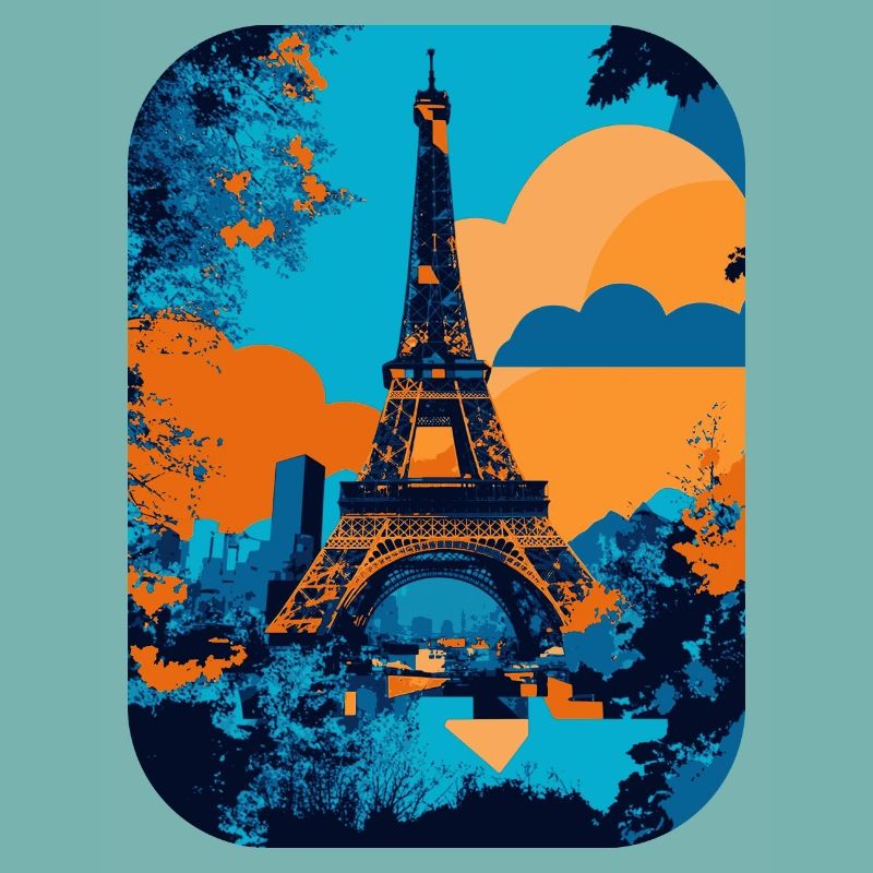 Tour Eiffel - minimaliste 🗼