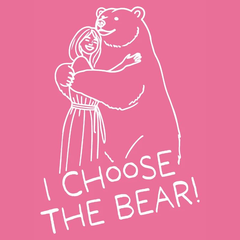 Mann oder Bär? I Choose The Bear // schwarz
