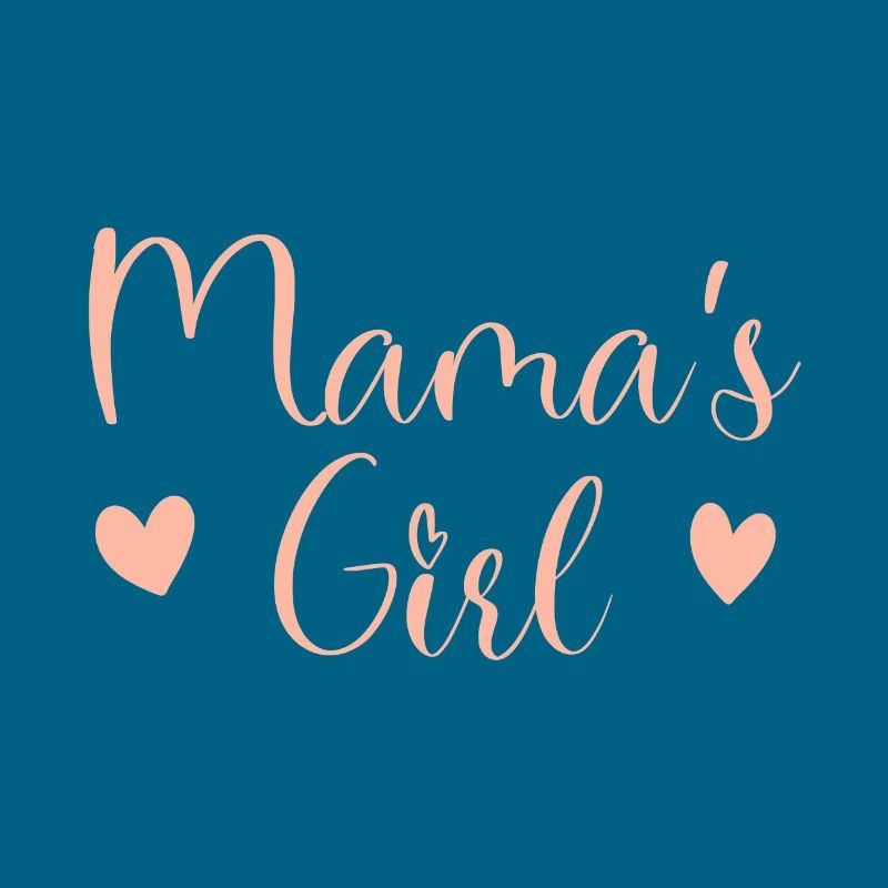 Fille de Maman Script Rose
