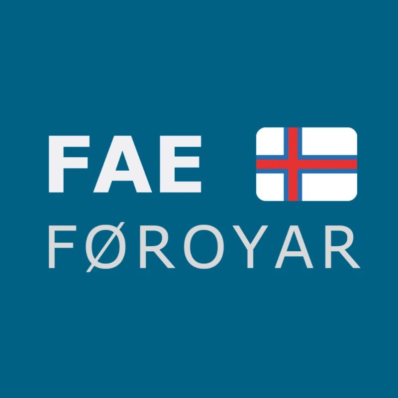 FAE FØROYAR white-lettered