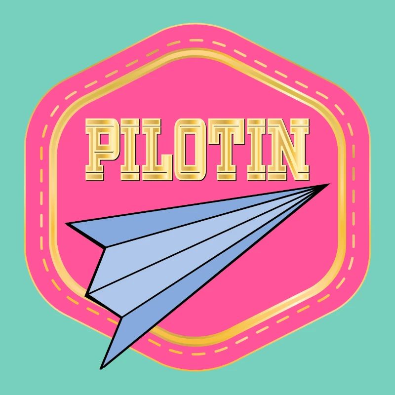 LUFTFAHRT PILOTIN - PAPIERFLIEGER