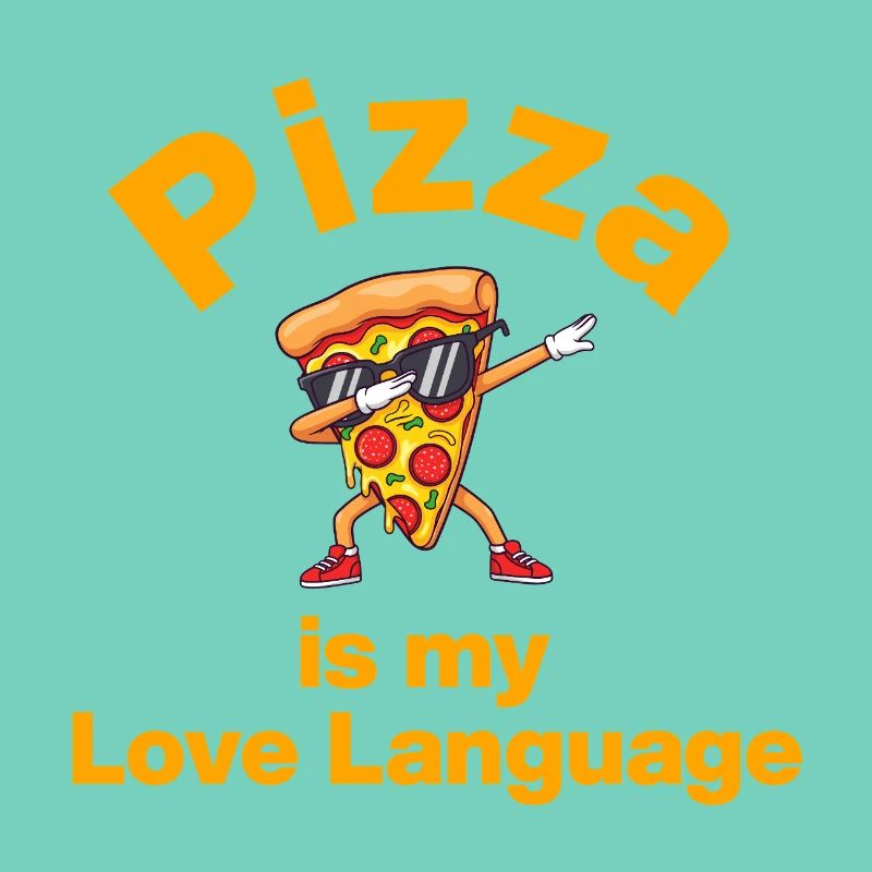 La pizza est mon langage de l’amour, l’amoureuse de la pizza, le fromage