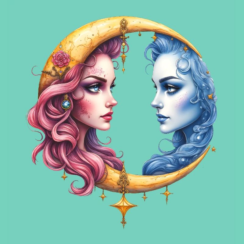 Twin Moon: Faces in Eclipse