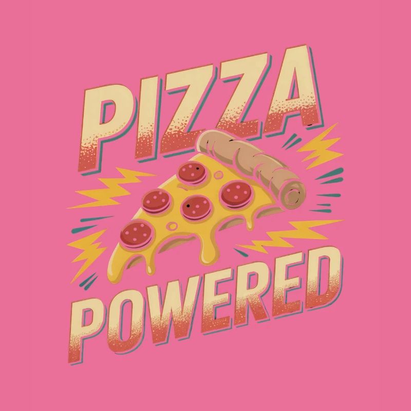 Pizza Powered - Retro Pizza