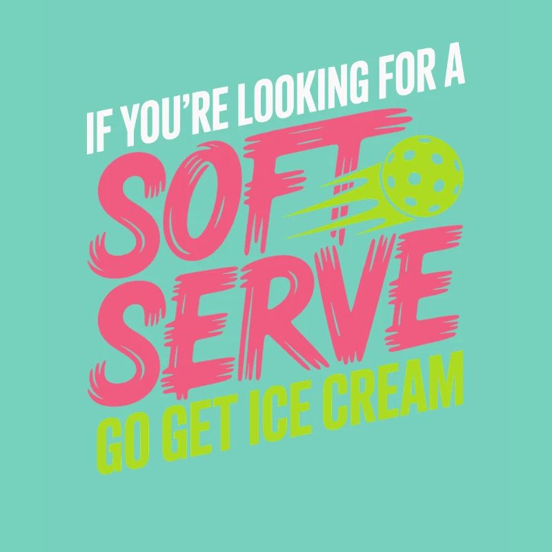 Pickleball Player Looking For Soft Serve Dinking