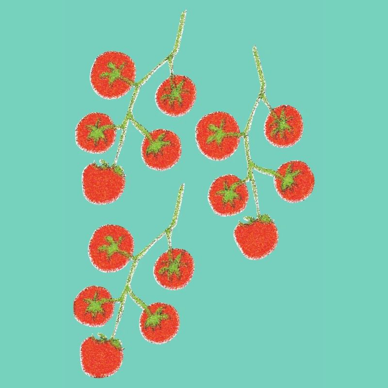 Tomato Bush Impressionism