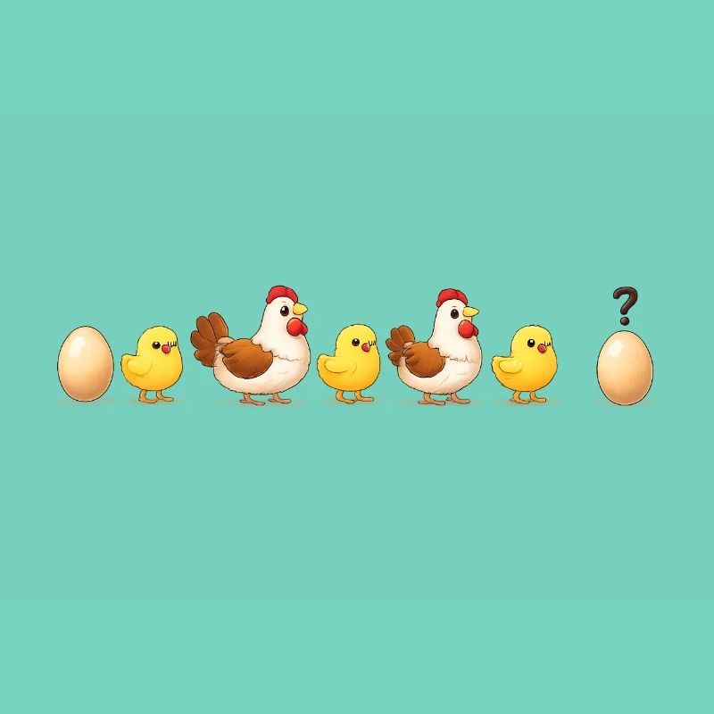 Evolution Ei-Küken-Henne-Darwin