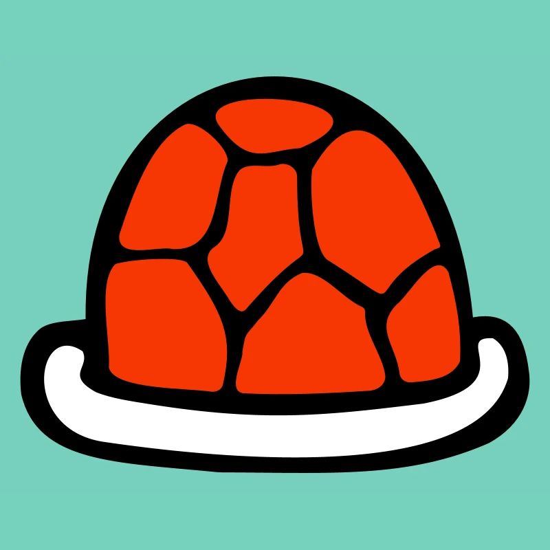 Turtle shell without turtle cute shell