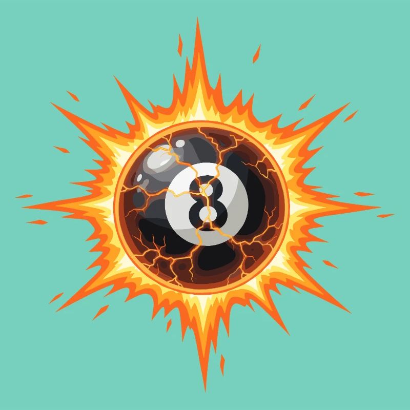 Explosion de Boule de Feu 8-Boules