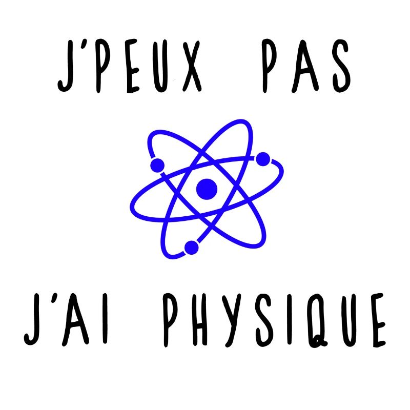 J'peux Pas J'ai Physique Atome Bleu