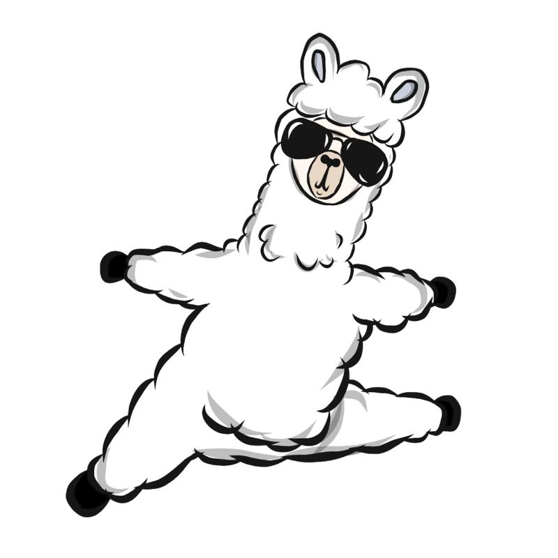 Alpaka Sonnenbrille Tier