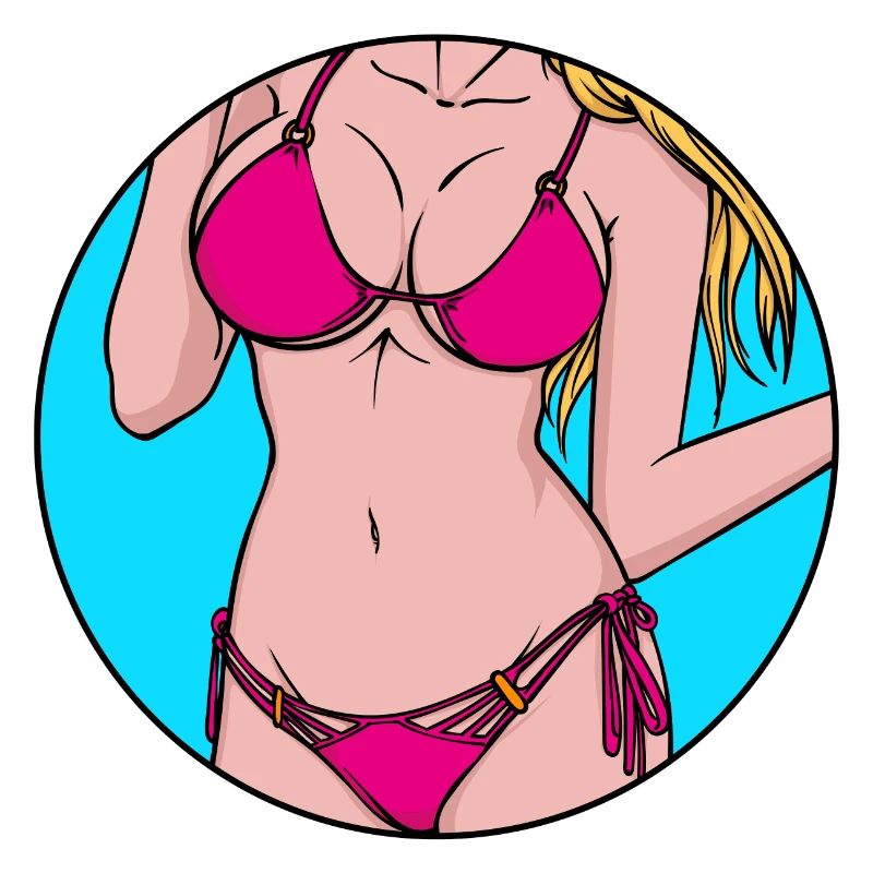 Bikini Plage Vacances Palmes Mer Caraïbes